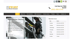 Desktop Screenshot of primewindowcleaning.com